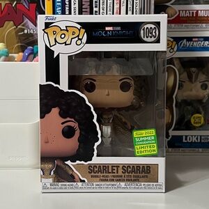 marvel funko pop! scarlet scarab 2022 summer convention exclusive #1093